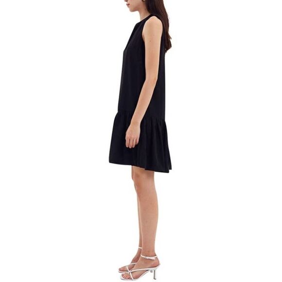 Cooper St A-Line Black Shift Dress with Ruffle Hem - Picture 4 of 11